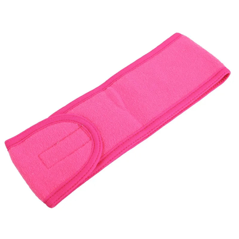 Adjustable Head Band Women Spa Wide Hairband Yoga Bath Shower Makeup Wash Face Cosmetic Headband Soft Toweling Hair Accessories